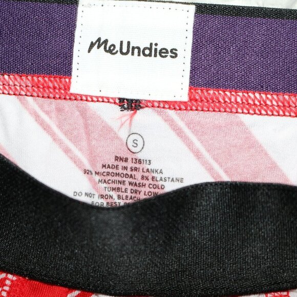 MeUndies mens Peppermint Stripe small boxer brief New - Picture 3 of 3
